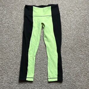 Lululemon Wunder Under Crop *Bonded Stripe